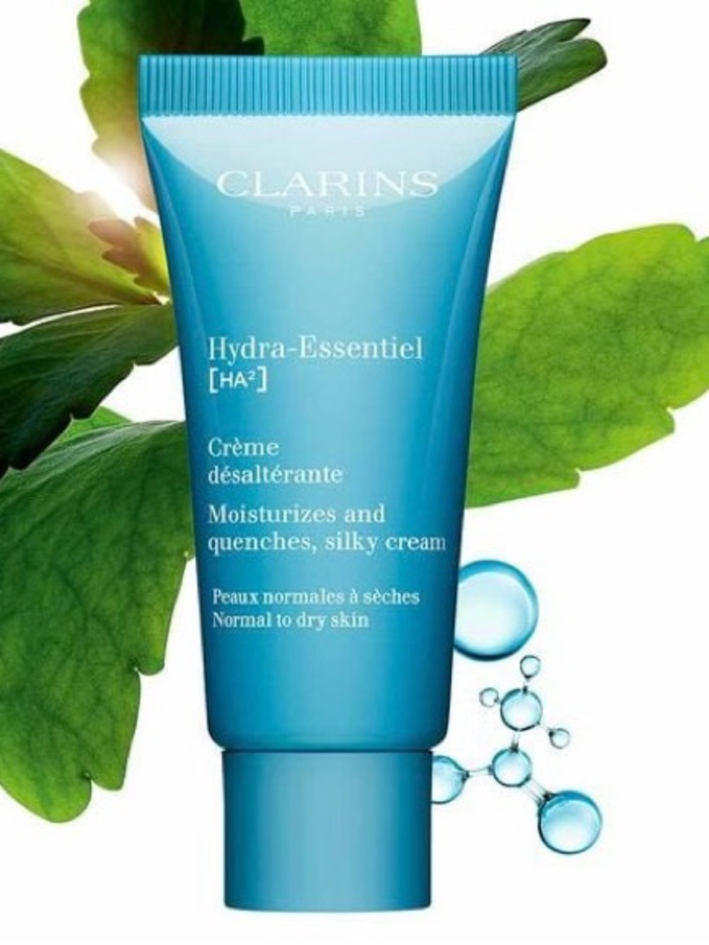 CLARINS Hydra-Essentiel Moisturizer + Hyaluronic Acid 1 oz - New / Sealed